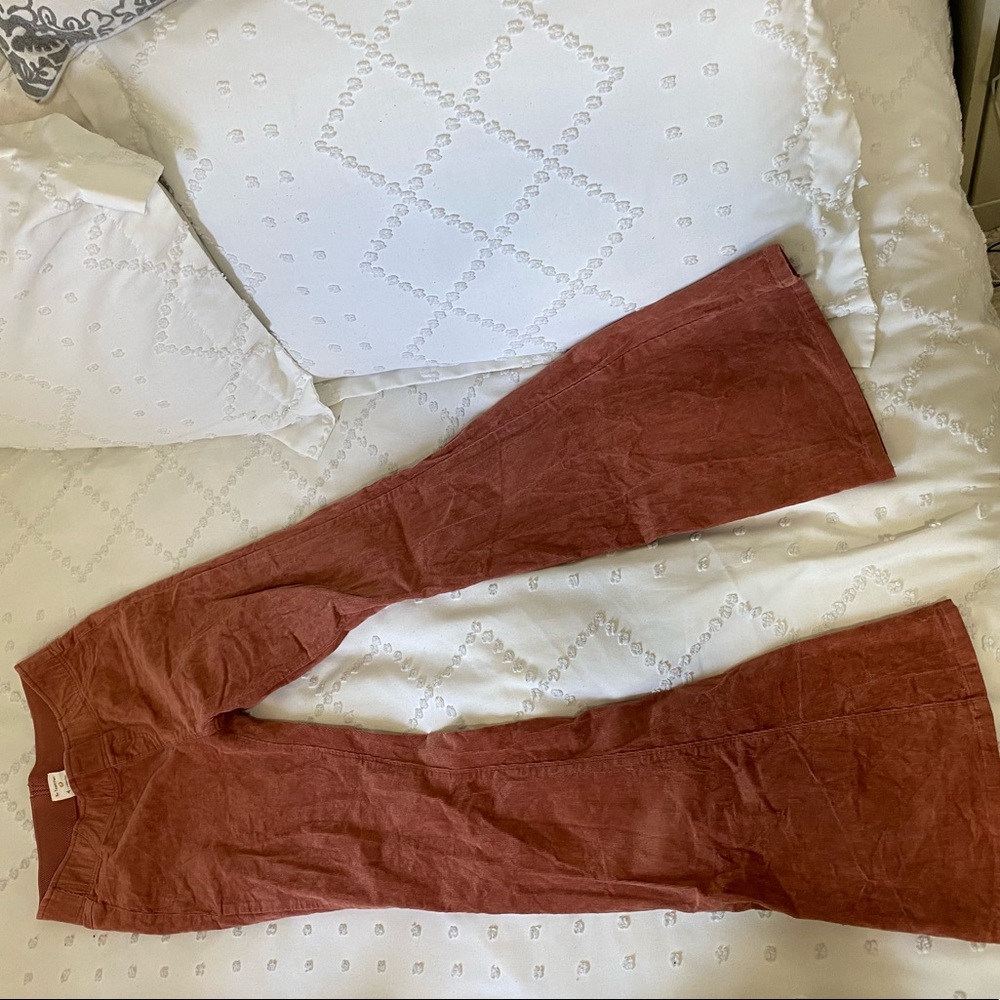 Rad Burnt Orange Flare Pants